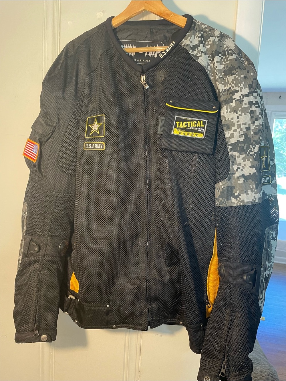 🔥 Power-Trip U.S. Army Tactical Delta Mesh Motorcycle Jacket